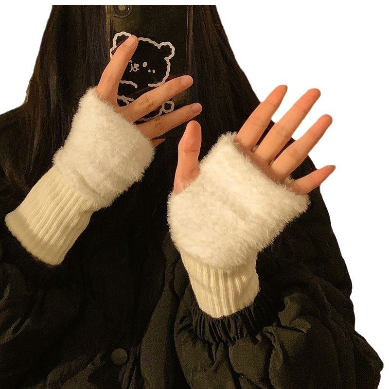 Women's Autumn And Winter Thermal Knitting Gloves