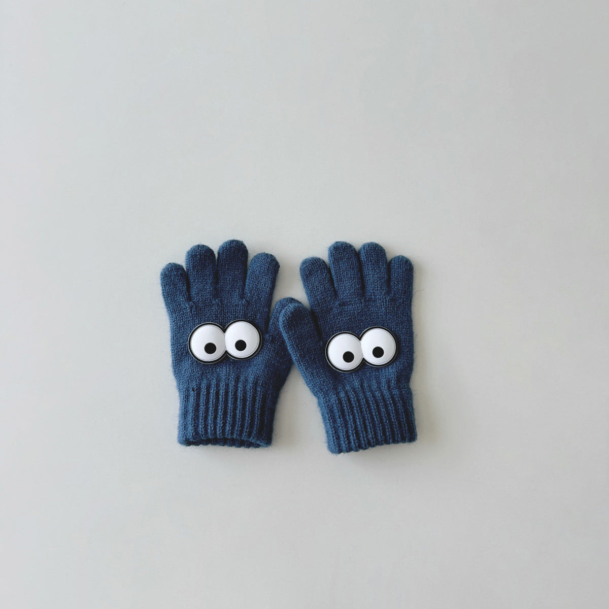 Warm Wool Knitted Five-finger Baby Gloves