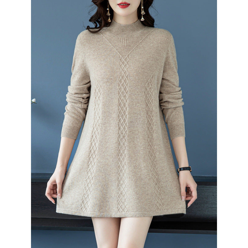 Mid-length Sweater Women's Inner Wear Woolen Skirt